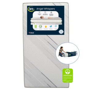 Serta Signature Dual Sided 5" Crib /Toddler Mattress in a Box, GREENGUARD Gold, Firm Plant-Based Foam