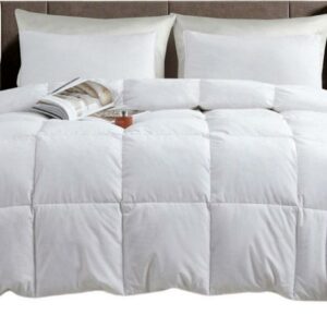 Serta 240 Thread Count Tencel ™ Lyocell And Cotton Blend Feather And Down Comforter White - All Seasons
