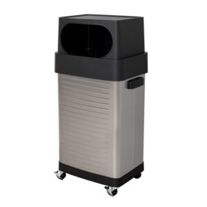 Seville Classics UltraHD 17-Gal. Commercial Stainless Steel Trash Bin