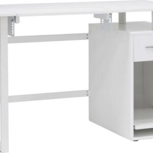 Sew Ready Pro Line Wood Sewing Table with Storage in White