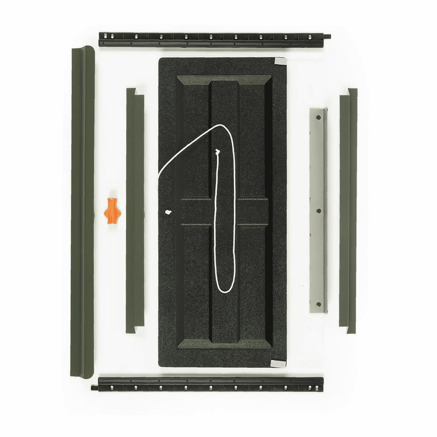 Shadow Hunter SHSSGW Gun Silent Shadow Window Kit System for Deer Hunting Blinds, 2 Piece Set with 24" x 8" Windows - Image 2