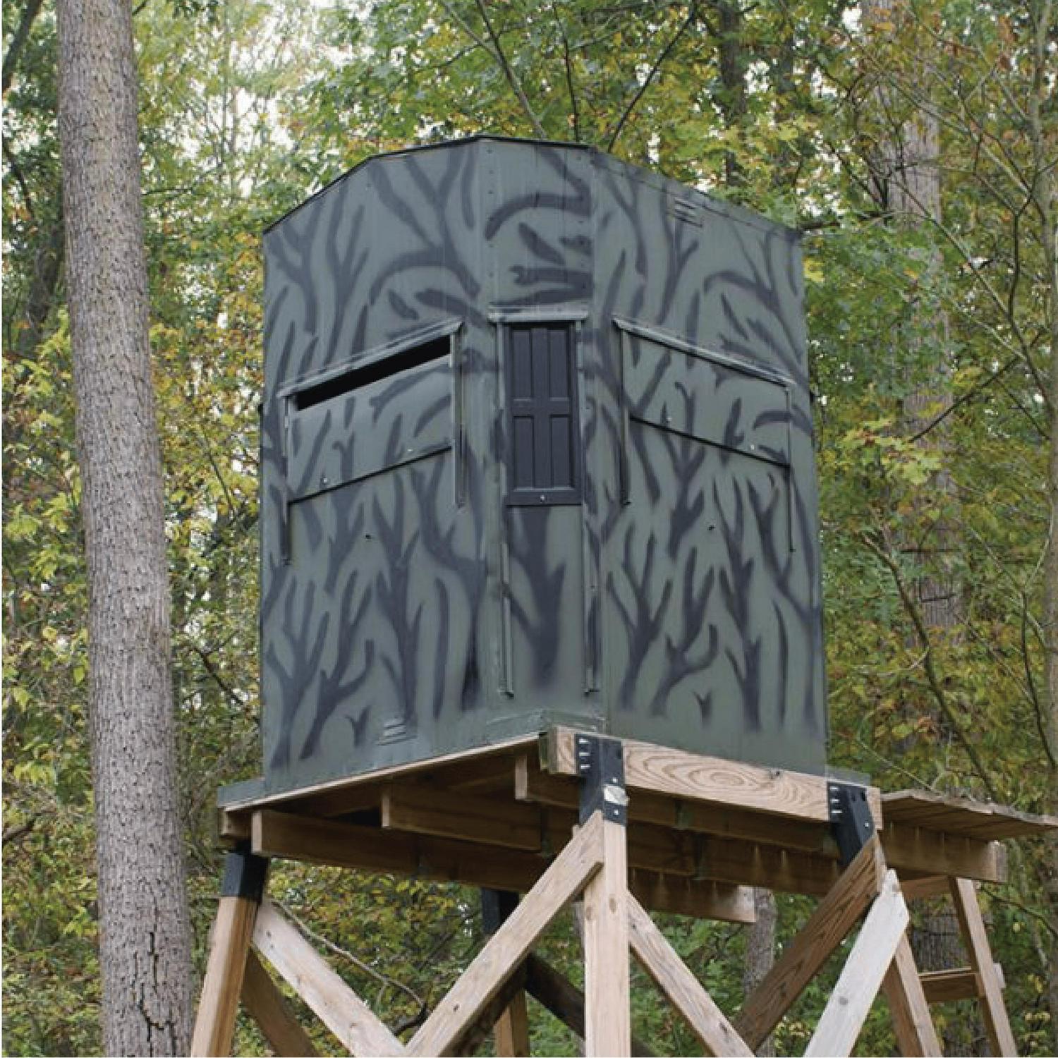 Shadow Hunter SHSSGW Gun Silent Shadow Window Kit System for Deer Hunting Blinds, 2 Piece Set with 24" x 8" Windows - Image 4