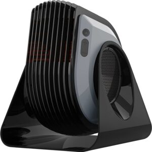 Sharper Image FLY 01 Fitness Fan with Remote, 13.7" Height, Black