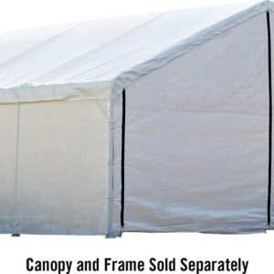 ShelterLogic 1840 White Canopy Enclosure Kit, FR Rated