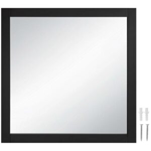 Design House Shorewood 30-Inch x 30-Inch Rectangular Wall Accent Mirror, Espresso Finish