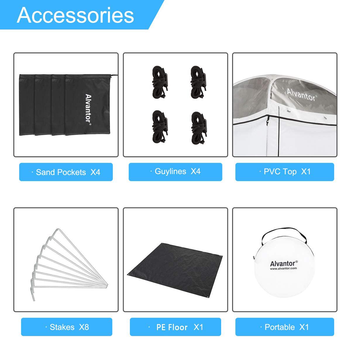 Shower Tent Pop Up Privacy Tent Canopy Toilet Changing Room Outdoor - Image 7