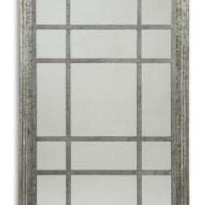 Signature Design by Ashley Casual Remy Floor Mirror  Antique Gray