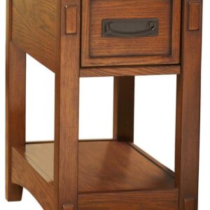 Signature Design by Ashley Contemporary Breegin Chairside End Table Brown