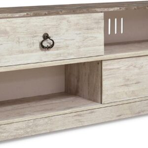 Signature Design by Ashley Willowton 59" 2 Drawer TV Stand, Whitewash
