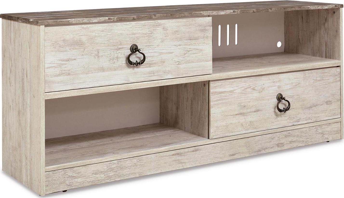 Signature Design by Ashley Willowton 59" 2 Drawer TV Stand, Whitewash