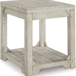 Signature Design by Ashley Casual Fregine End Table Whitewash
