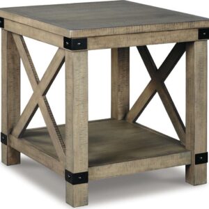 Signature Design by Ashley Casual Aldwin End Table Gray