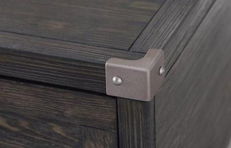 Signature Design by Ashley Todoe Lift Top Coffee Table, Dark Gray Rustic Industrial Cocktail Table with Two Storage Drawers and Removable Trays - Image 9