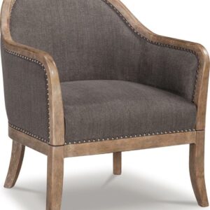 Signature Design by Ashley Contemporary Engineer Accent Chair Brown