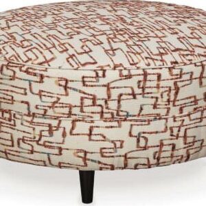 Signature Design by Ashley Casual Amici Oversized Accent Ottoman Chenille;Textured Fiesta