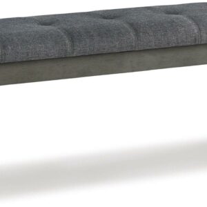 Signature Design by Ashley Contemporary Hallanden 50" Dining Bench Two-tone Gray
