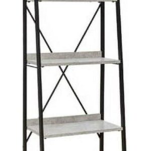Signature Design by Ashley Contemporary Lazabon 70" Bookcase Gray/Black