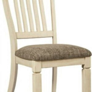Signature Design by Ashley Bolanburg Upholstered Dining Room Chair, Set of 2, Antique White