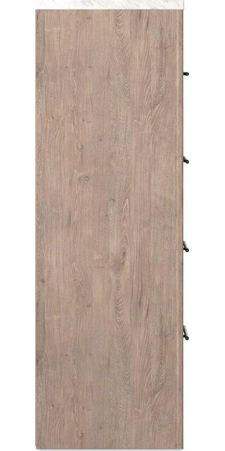 Signature Design by Ashley Senniberg Light Brown/White Four Drawer Chest - Image 4