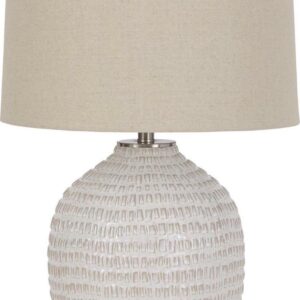 Signature Design by Ashley Casual Jamon Table Lamp, Beige