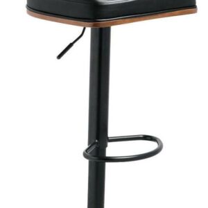 Signature Design by Ashley Contemporary Bellatier Adjustable Height Bar Stool, Brown/Black