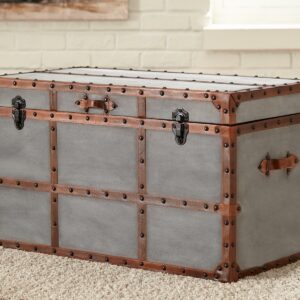 Signature Design by Ashley Casual Amsel Storage Trunk Gray