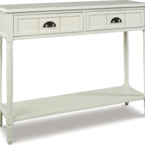 Signature Design by Ashley Casual Goverton Sofa/Console Table White