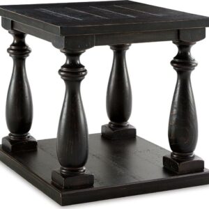 Signature Design by Ashley Casual Mallacar End Table, Black
