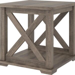 Signature Design by Ashley Contemporary Arlenbry End Table Gray
