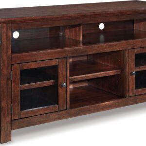 Signature Design by Ashley Traditional Harpan 60" TV Stand Reddish Brown
