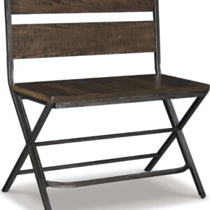 Signature Design by Ashley Casual Kavara Counter Height Double Bar Stool Medium Brown