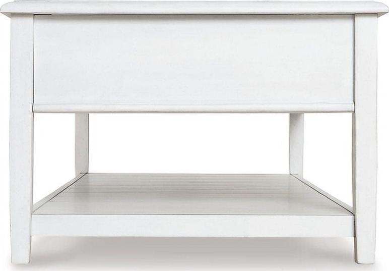 Signature Design by Ashley Contemporary Kanwyn Coffee Table, Whitewash - Image 5