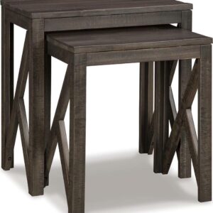 Signature Design by Ashley Casual Emerdale Accent Table (Set of 2) Gray