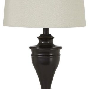 Signature Design by Ashley Traditional Darlita Table Lamp, Set of 2, Bronze Finish