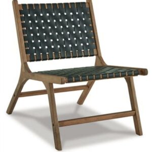 Signature Design by Ashley Casual Fayme Accent Chair, Light Brown/Black