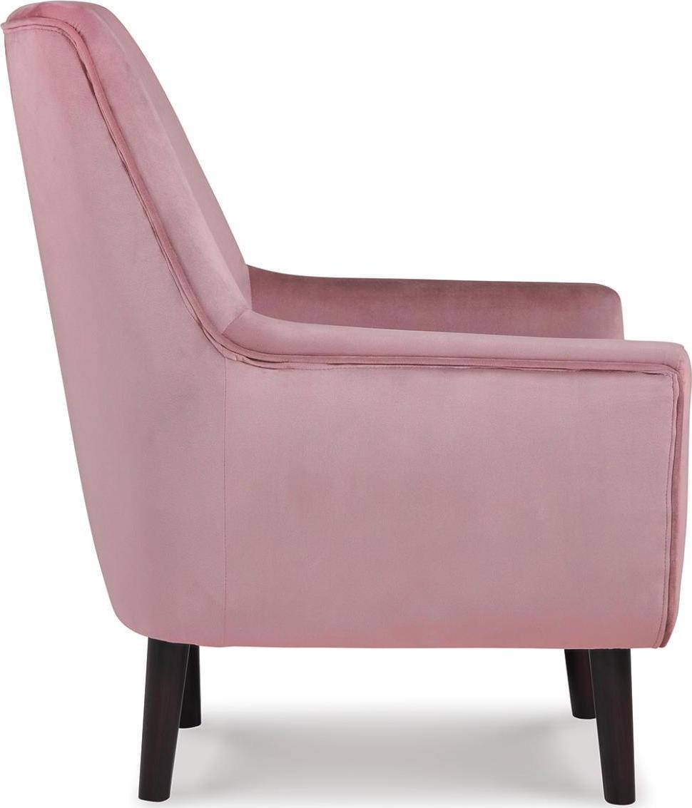 Signature Design by Ashley Zossen Chic Velvet Tufted Accent Chair, Pink - Image 3
