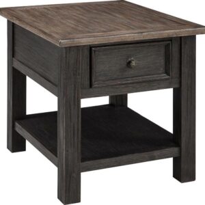 Signature Design by Ashley Casual Tyler Creek End Table, Grayish Brown/Black