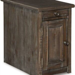 Signature Design by Ashley Casual Wyndahl Chairside End Table Rustic Brown