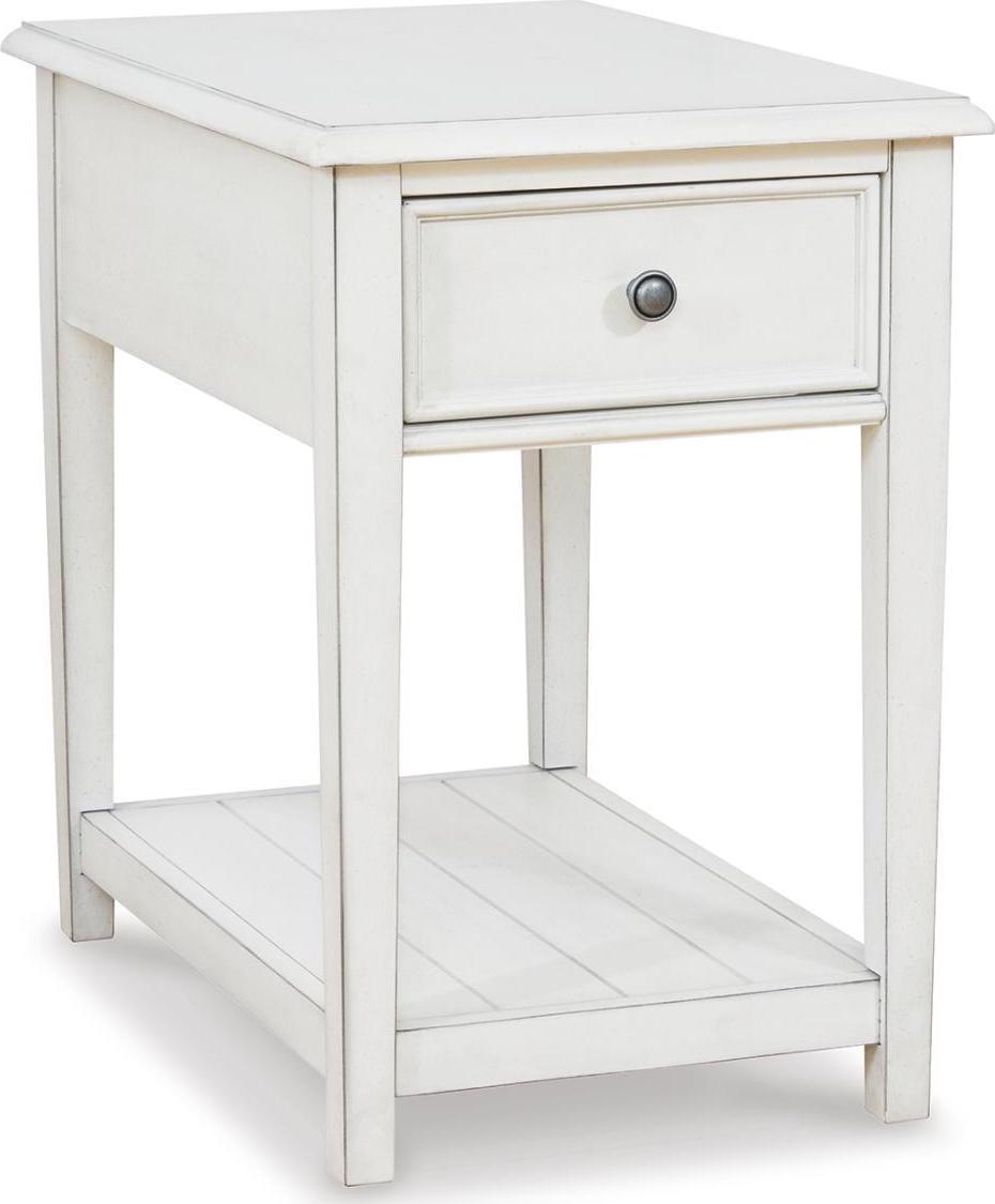 Signature Design by Ashley Contemporary Kanwyn End Table Whitewash