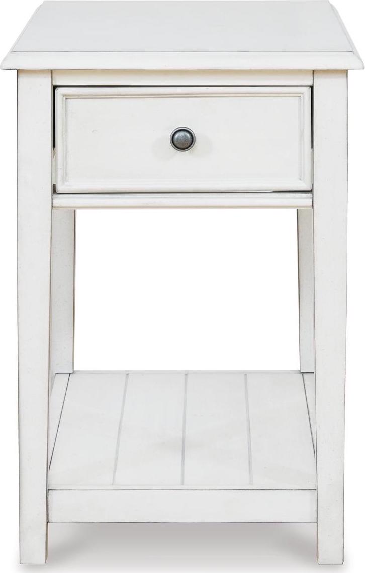 Signature Design by Ashley Contemporary Kanwyn End Table Whitewash - Image 4