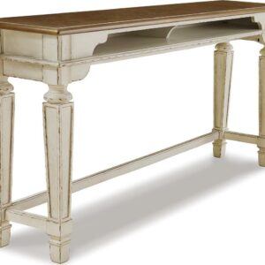Signature Design by Ashley Casual Realyn Counter Height Dining Table  Two-tone