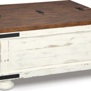 Signature Design by Ashley Casual Wystfield Coffee Table White/Brown