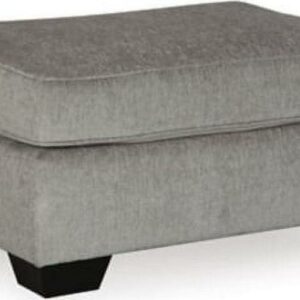 Signature Design by Ashley Contemporary Altari Ottoman Chenille Alloy
