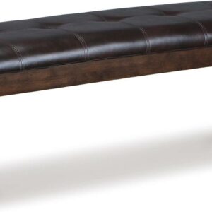Signature Design by Ashley Casual Haddigan Dining Bench Dark Brown