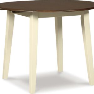 Signature Design by Ashley Casual Woodanville Dining Drop Leaf Table Cream/Brown