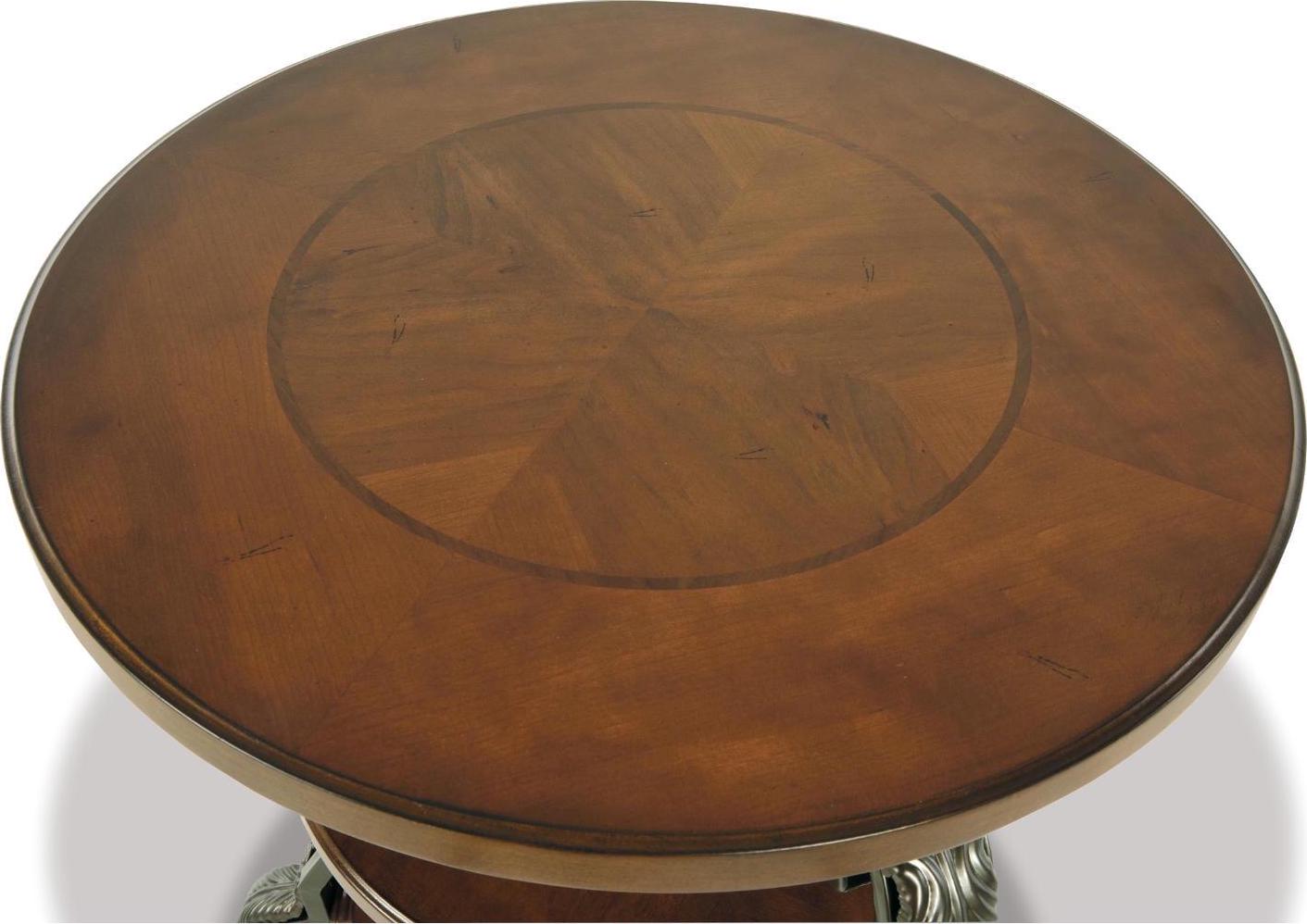 Signature Design by Ashley Traditional Nestor Chairside End Table Medium Brown - Image 7