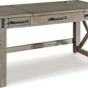 Signature Design by Ashley Casual Aldwin Home Office Lift Top Desk, Gray