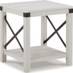 Signature Design by Ashley Casual Bayflynn End Table Whitewash