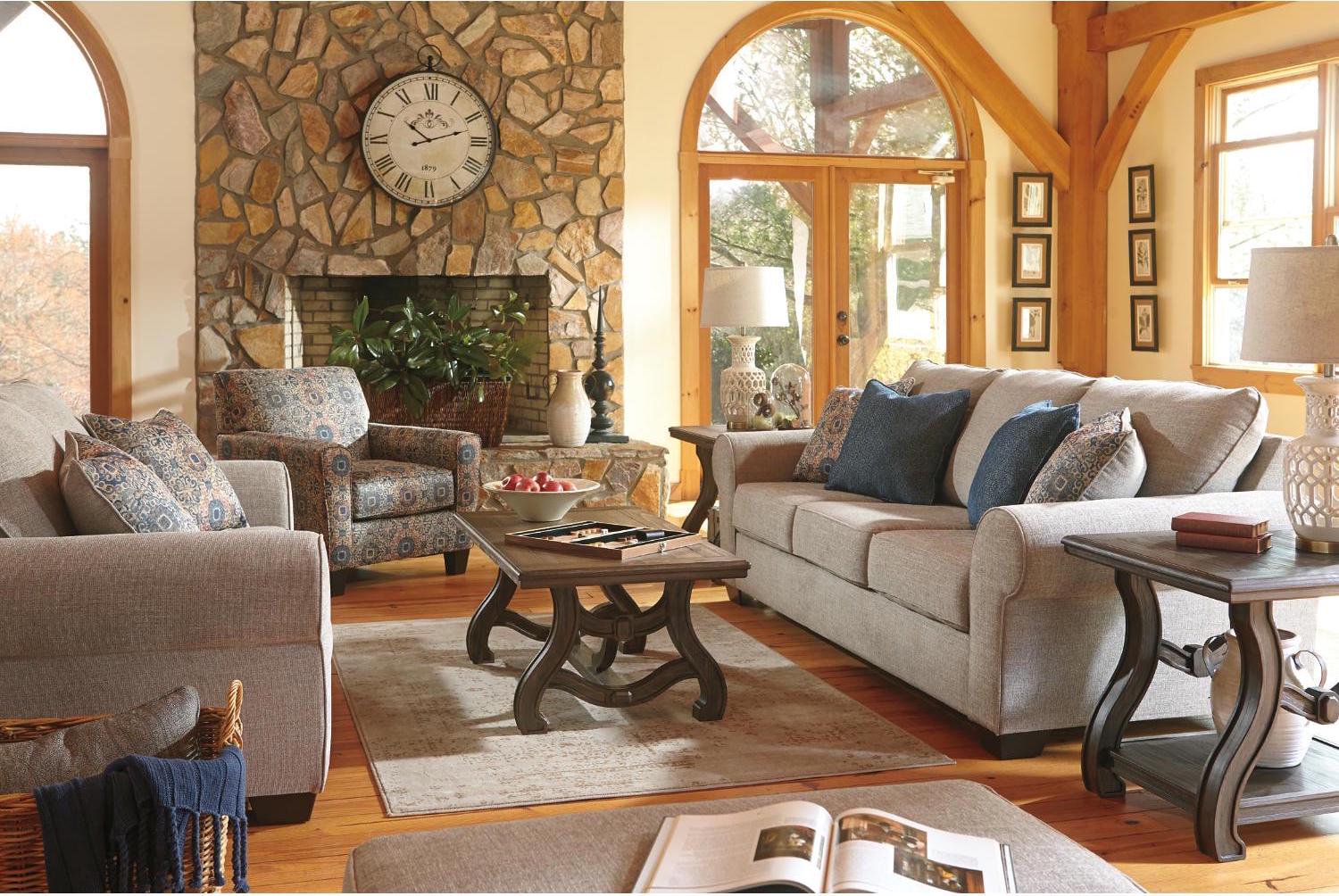 Signature Design by Ashley Traditional Augustina Wall Clock Antique Black - Image 3