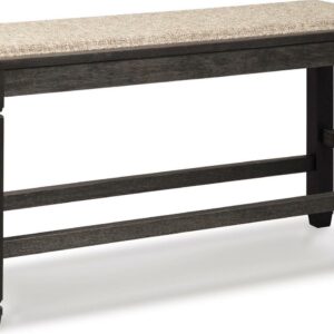 Signature Design by Ashley Casual Tyler Creek Counter Height Dining Bench Antique Black